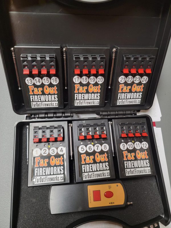24 Cue Wireless Firing System for Fireworks